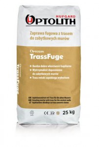Zaprawa fugowa z trasem do zabytkowych murów – Optosan TrassFuge